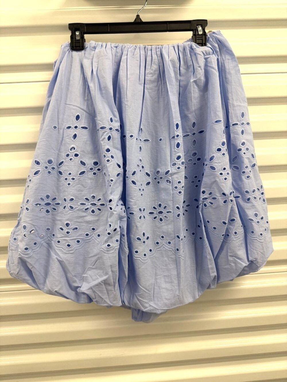 Hemant & Nandita Tube Balloon Mini Dress Powder Blue Womens Size Small - Picture 7 of 13